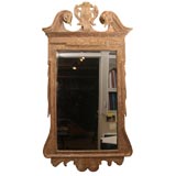 Carved gesso giltwood mirror