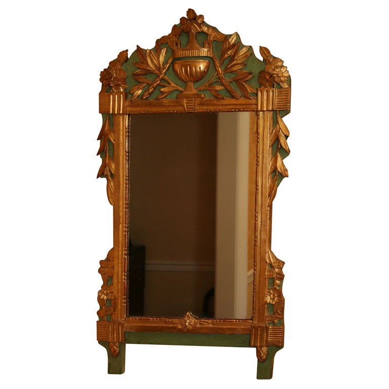 Louis XVI Giltwood Mirror