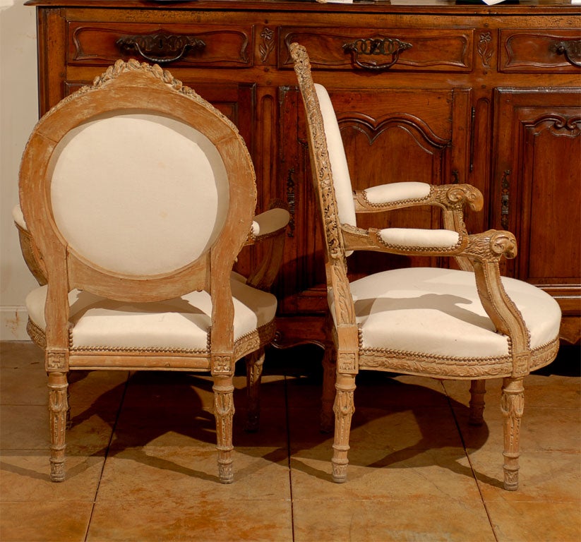 Pair of Late 19th Century French Ram's Head Arm Chairs 5