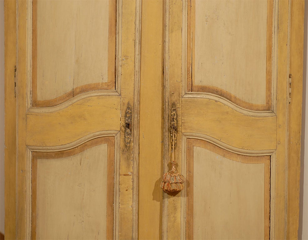 Two French 18th Century Painted Corner Cabinets from Provence, Sold Individually In Good Condition In Atlanta, GA