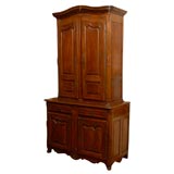 Cherry Louis XV Buffet Deux Corps from Brittany, circa 1840 7