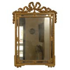 19th Century French Louis XVI Style Gilded Mirror 11