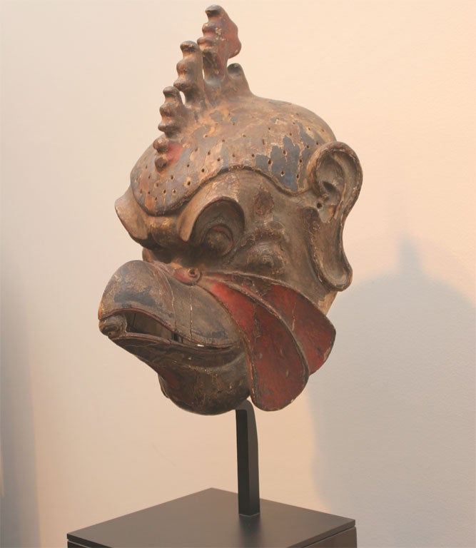 Gigaku theatre mask of a Garuda