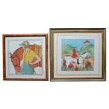 Framed Pictorial Pillow Cases