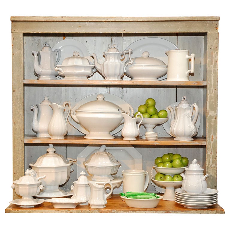 19THC COLLECTION OF IRONSTONE ALL SOLD INDIVIDUALLY
