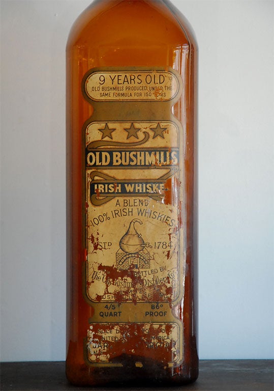 old bushmills bottle