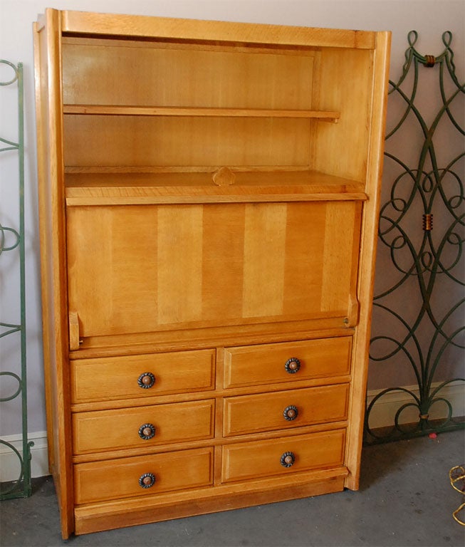 Oak Secretary by Maurice Pre