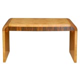 Olive Burl and Rosewood Console/Desk