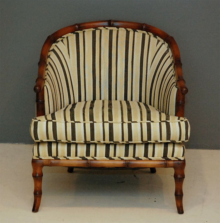 American Pair Of Baker Occasional Chairs