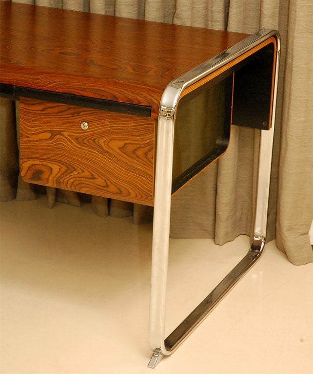 Late 20th Century Exotic Wood Desk for Herman Miller