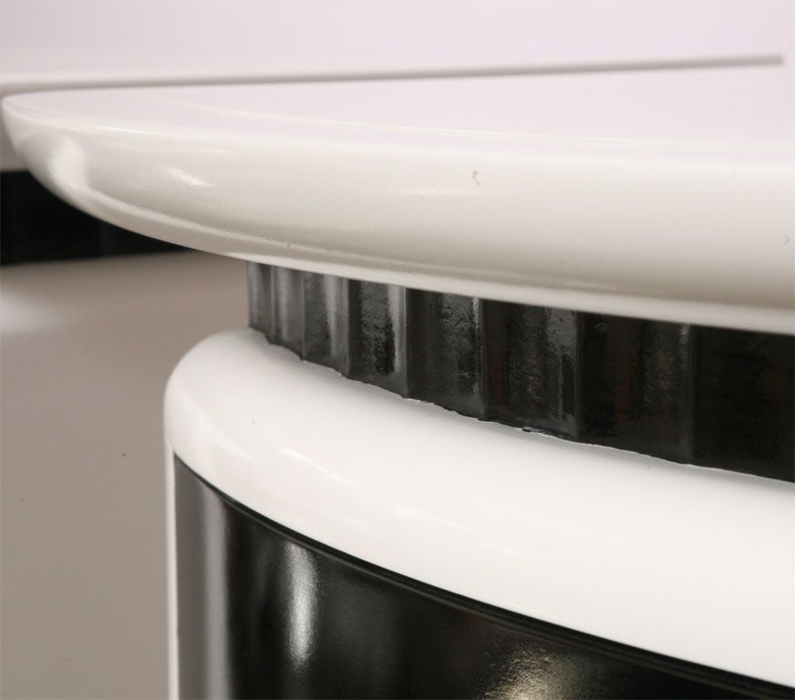 Wood ORIGINAL EDEN ROC  NIGHTTABLES REFINISHED IN HIGH GLOSS FINISH