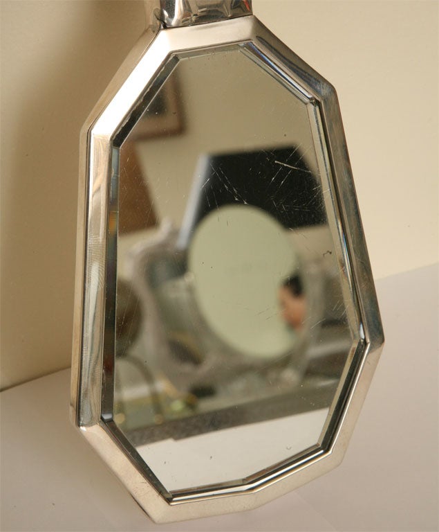French Art Deco Hand Held Mirror 1