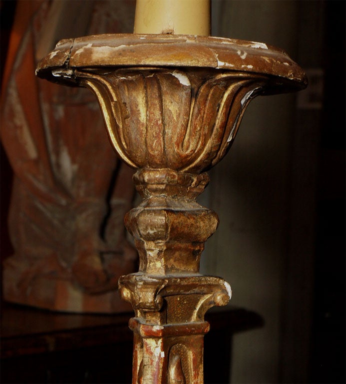Gilt Altar Candlestick