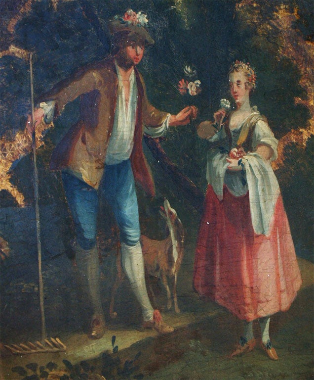 Pair of Painted Panels