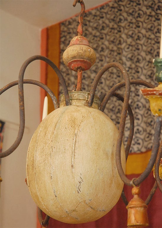 Hanging Six-Armed Candelabra