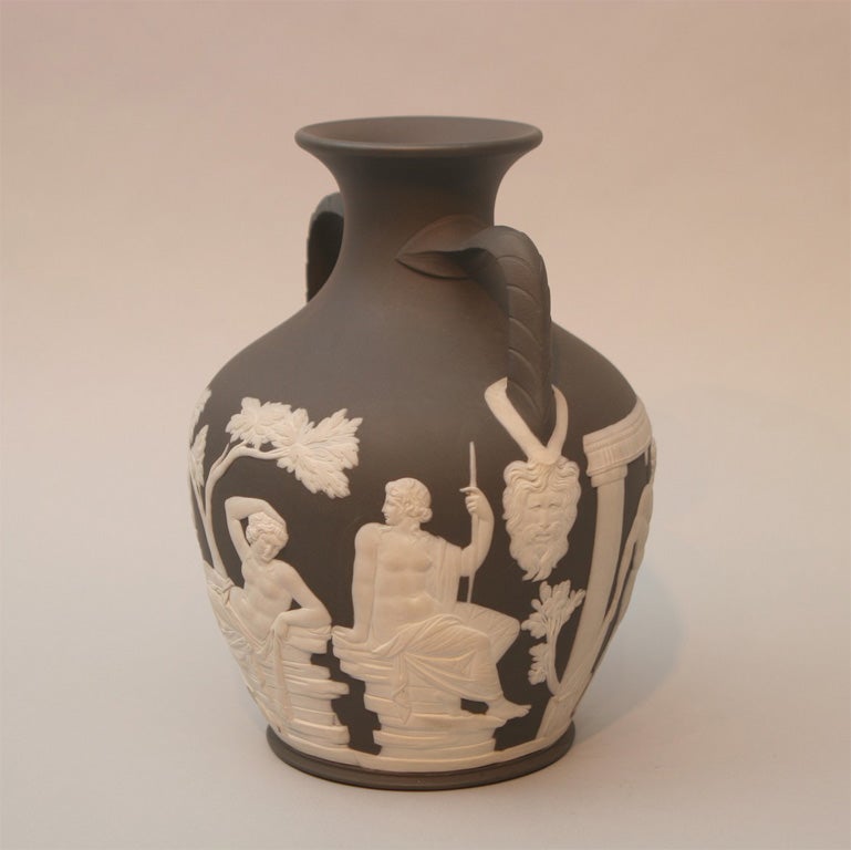19th Century Wedgwood Jasper Portland Vase