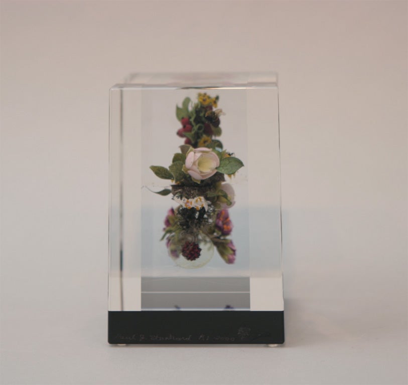 American Paul Stankard  Floral Diptych For Sale