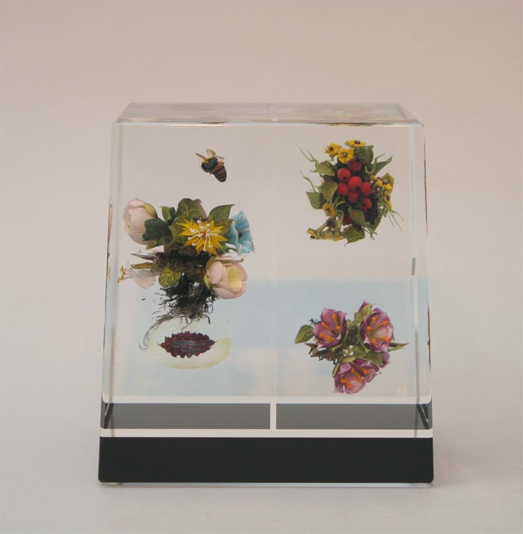 Paul Stankard  Floral Diptych For Sale 1