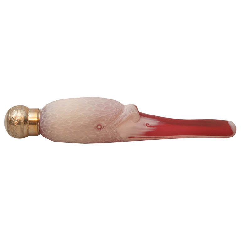 Thomas Webb 
Sons Swan
h Head Perfume Bottle