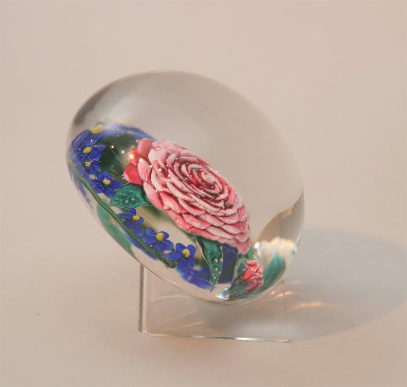 American Important Mount Washington Glass Company Magnum Paperweight