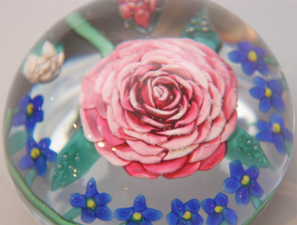 Important Mount Washington Glass Company Magnum Paperweight 2