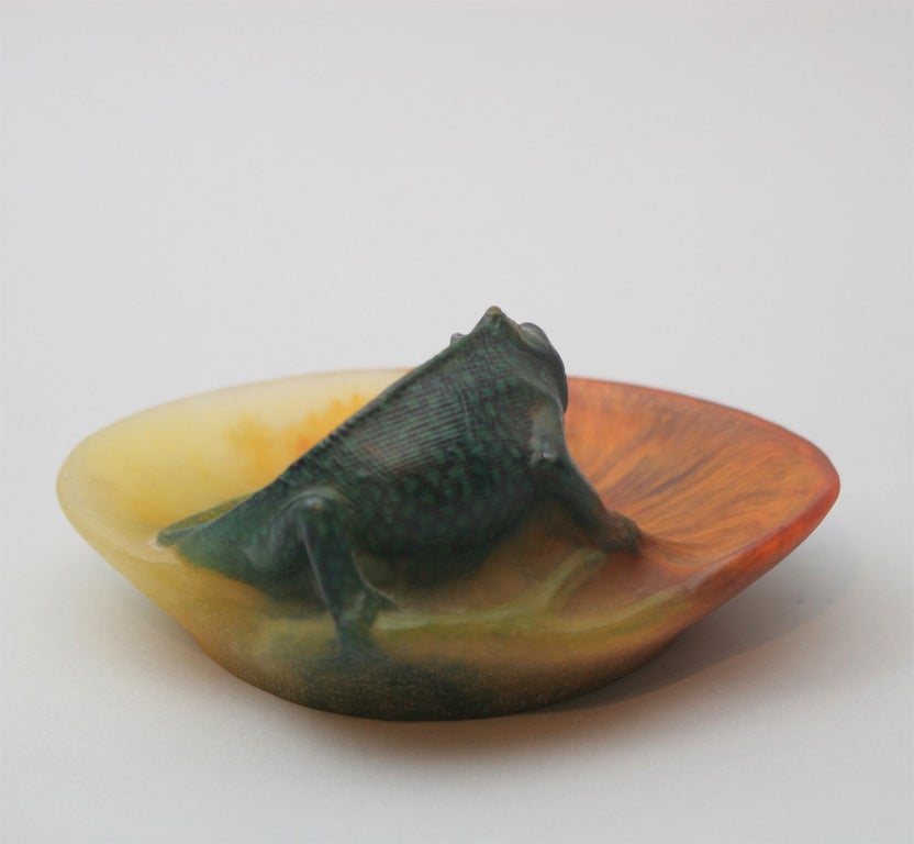 Cendrier Almeric Walter Pate-de-verre 1