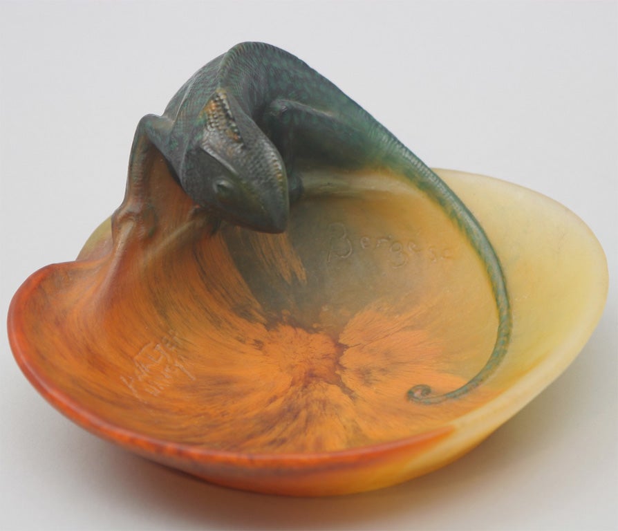 Cendrier Almeric Walter Pate-de-verre 3