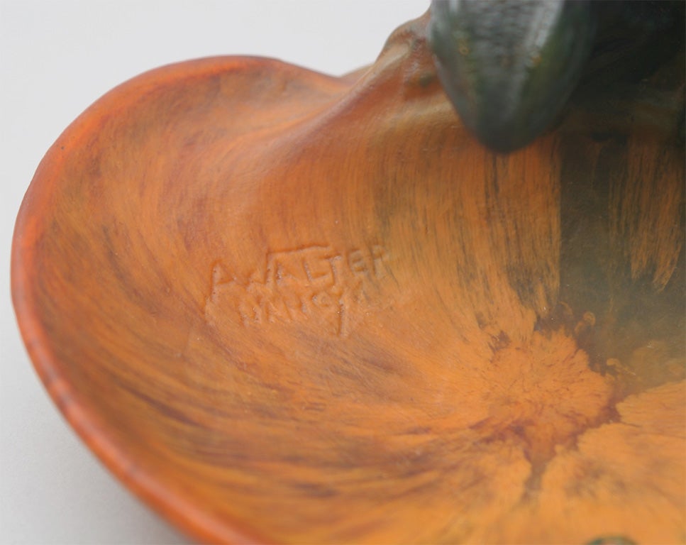 Cendrier Almeric Walter Pate-de-verre 4