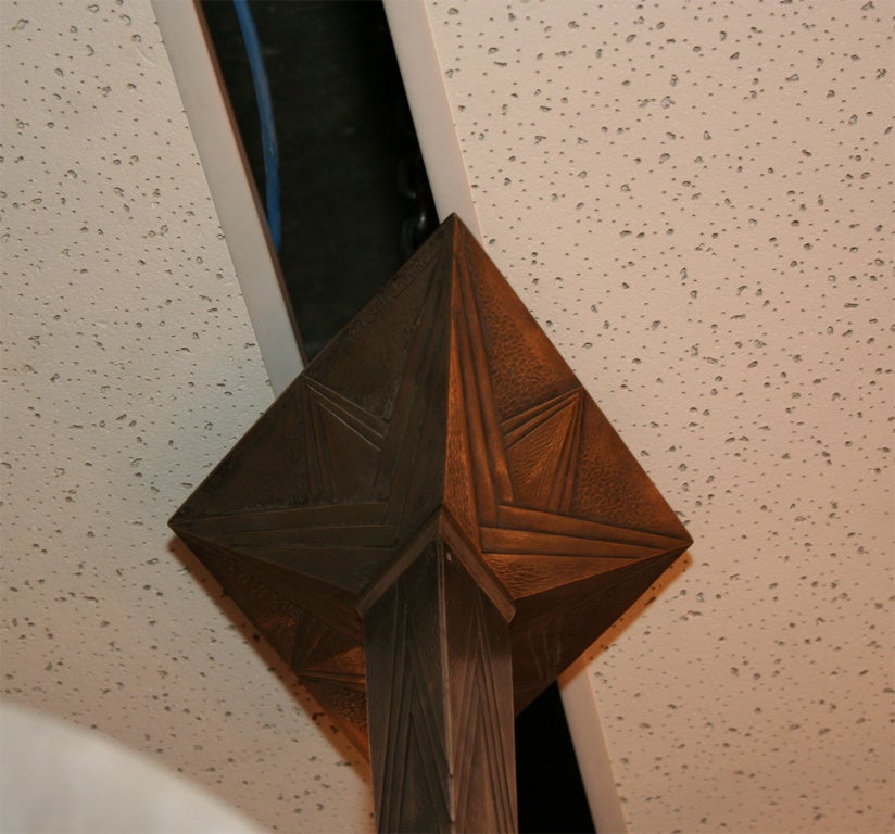 Art Deco Chandelier by Albert Cheuret