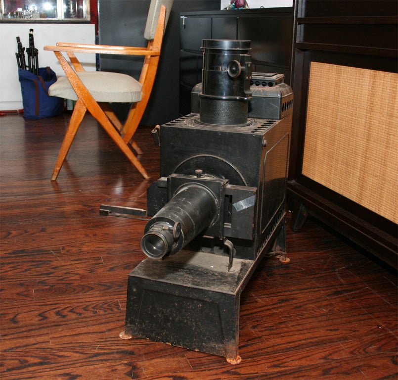 Large movie projector Marked: Bausch and Lomb Optical, Rochester, NY 