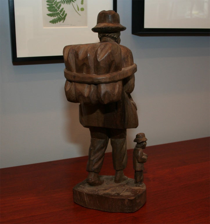 Mahogany Carving of Vagabond 4