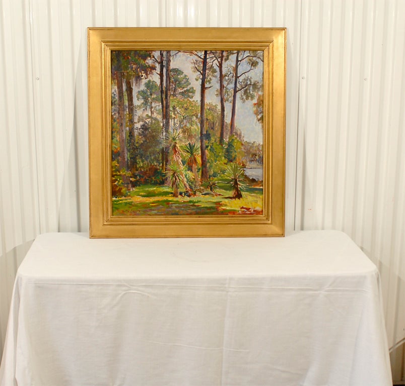 Hattie Saussy is one of Georgia's most important 20th century artists.  Born in Savannah in 1890, Hattie grew up in Savannah, but traveled throughout Europe studying great 19th c. Impressionist painters.  Hattie returned to Savannah where she spent