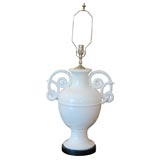 Italian Porcelain lamp in the style of Giacometti