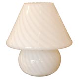 Murano glass Mushroom form table lamp