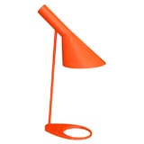 Orange Arne Jacobsen 'Visor" Desk Lamp