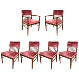 Set of Velvet  Dining Chairs