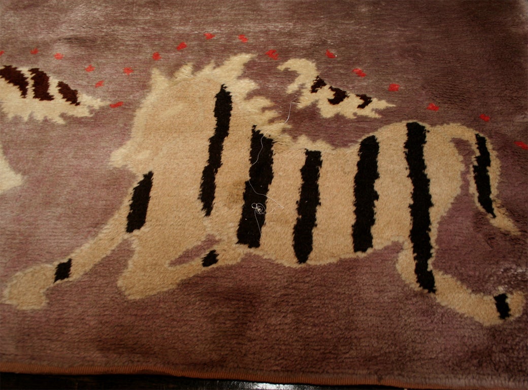 Handmade Wool Carpet by Lurcat for Maison Myrbor