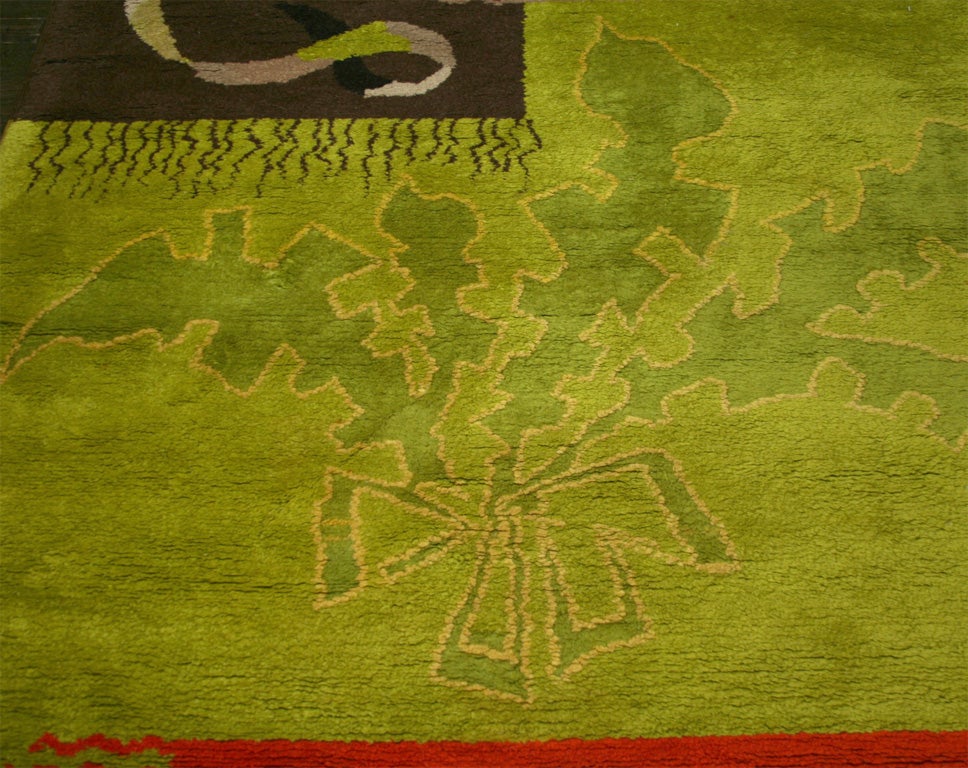 Handmade Wool Carpet by Lurcat for Maison Myrbor 1
