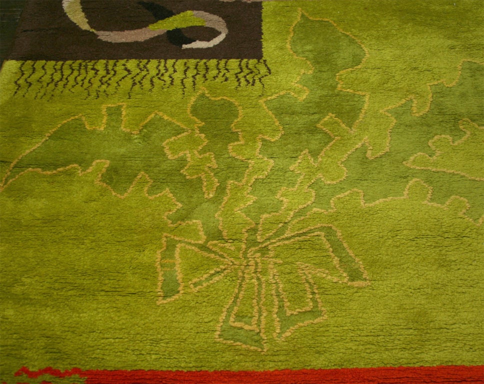 Handmade Wool Carpet by Lurcat for Maison Myrbor 1