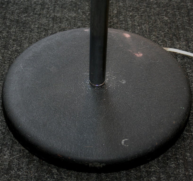 Three Head Chrome Floor Lamp