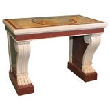 An Italian Empire Marble Console Table, Probably Neopolitan