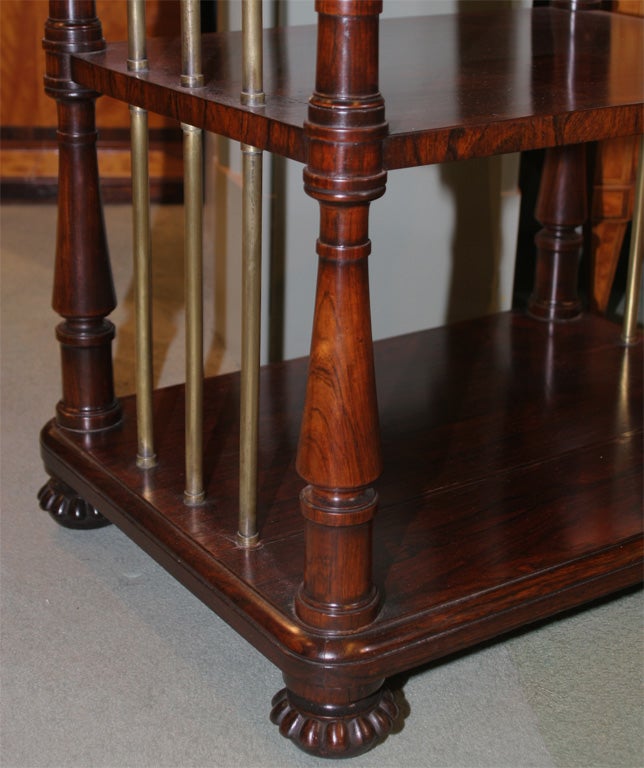 William IV Rosewood Etagerè In Excellent Condition For Sale In New York, NY
