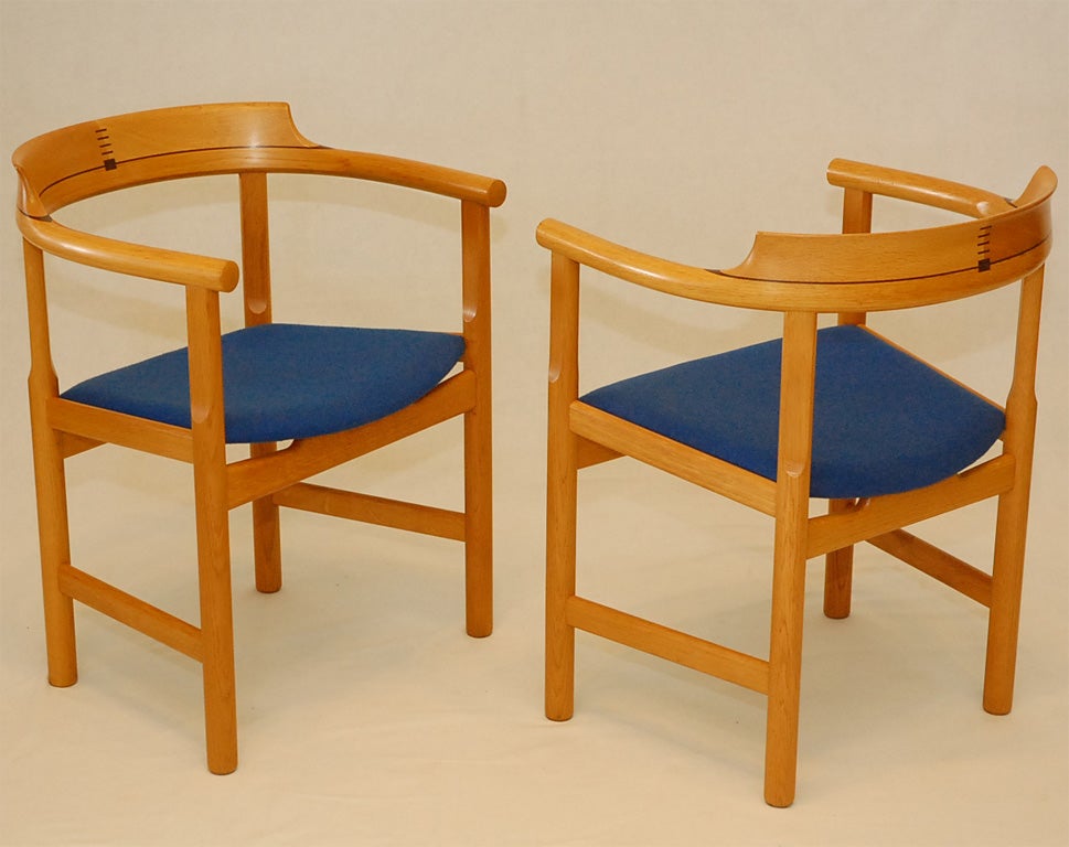 Pair of Hans Wegner Arm Chairs