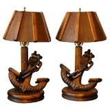 Pr Nautical Table Lamps