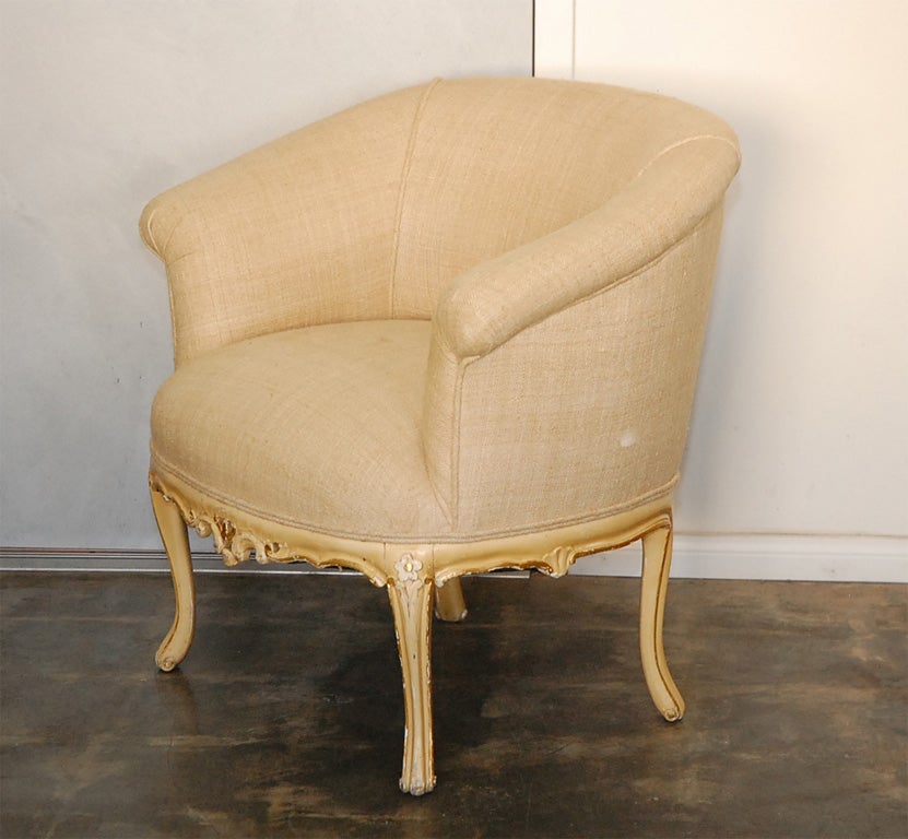 French Pr  Upholstered Chairs For Sale