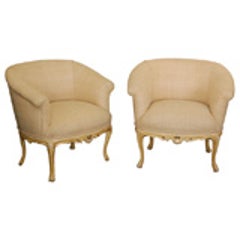 Pr Upholstered Chairs 8