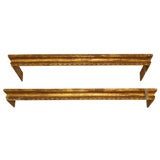 Set of carved gilt cornices