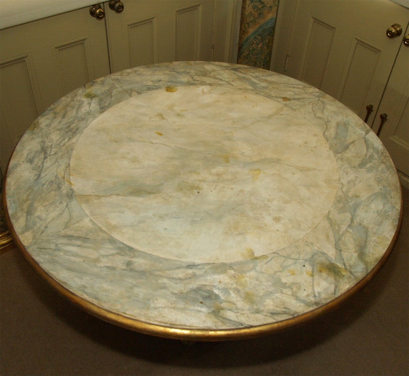 Italian 8234  Painted Center Table For Sale