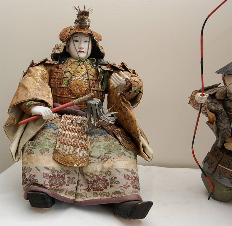 Musha Ningyo Samaurai Dolls for the Boy's Day For Sale 3