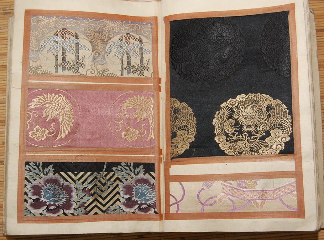 Japanese Kire-kagami, Swatch Book For Sale